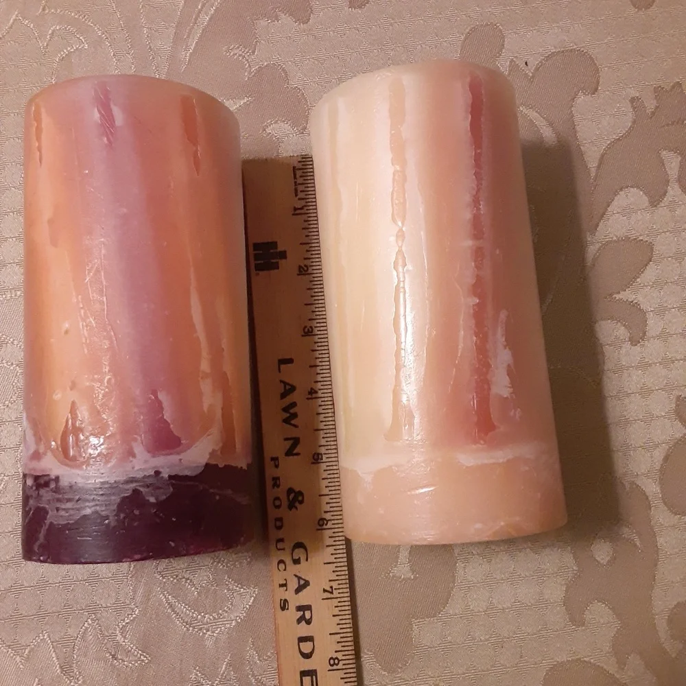 Layered Pillar Candle Set